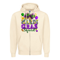 Sandshell Mardi Gras squad Zipper Hoodie - FaDigitalArtStudio