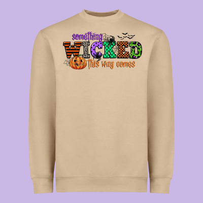 Something Wicked This Way Comes Heavyweight Sweatshirt Designed By Cowgirlartshop