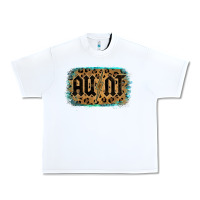 White Leopard Pattern Aunt Tried Urban Heavy Tee - Bettercallsaul