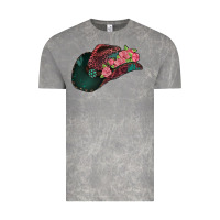 Cloud Rock leopard flowers cowboy hat Vintage Tee - Jasminsmagicworld
