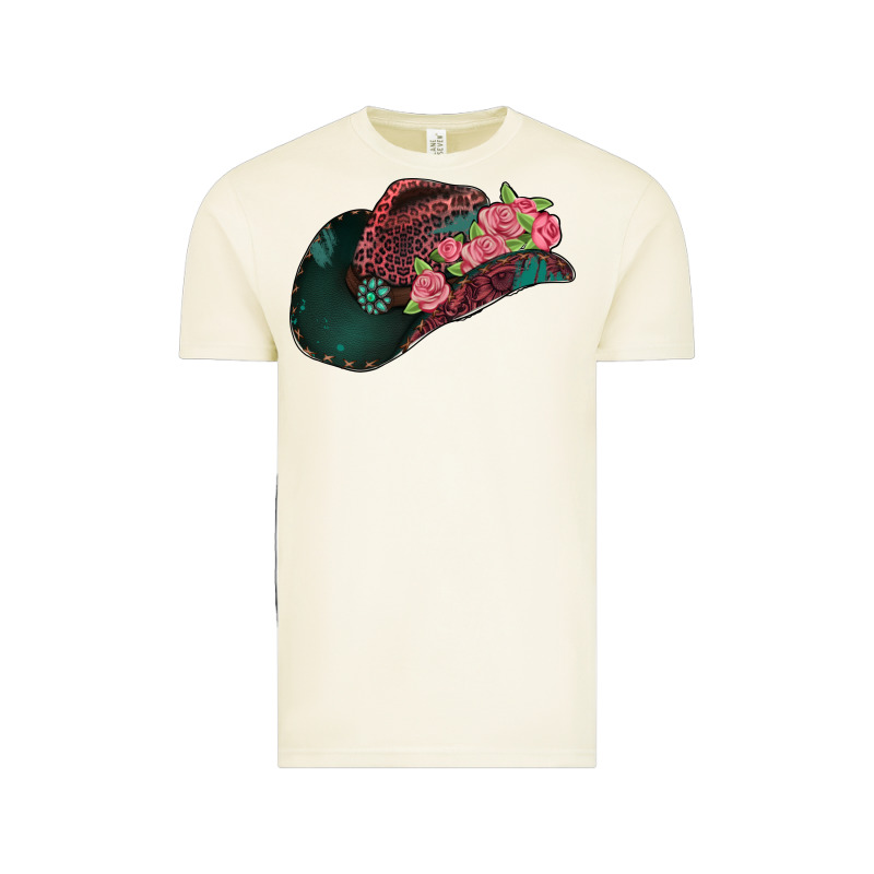 Leopard Flowers Cowboy Hat Vintage Tee by Jasminsmagicworld | Teevron