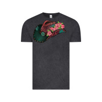 Vintage Black leopard flowers cowboy hat Vintage Tee - Jasminsmagicworld