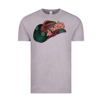 Vintage Zinc leopard flowers cowboy hat Vintage Tee - Jasminsmagicworld