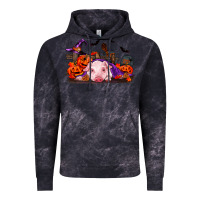 Cloud Black Halloween Baby Pig Vintage Hoodie - RanaPortraitStore