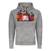 Halloween Baby Pig Vintage Hoodie | Teevron