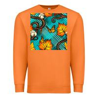 Carrot autumn leaves seamless pattern Premium Sweatshirt - BundleAndBundleShop