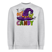 Heather Grey out of candy Heavyweight Sweatshirt - CowGirlArtShop