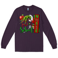 Plum Christmas Character Nurse Long Sleeve Tee - NancyCooperArtShop