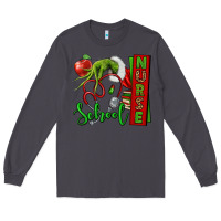 Smoke Christmas Character Nurse Long Sleeve Tee - NancyCooperArtShop