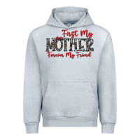 Heather Grey first my mother forever my friend Urban Hoodie - CowhideDigitalArt