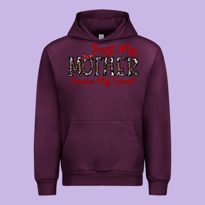First My Mother Forever My Friend Urban Hoodie Designed By Cowhidedigitalart