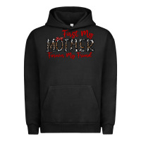 Pigment Black first my mother forever my friend Urban Hoodie - CowhideDigitalArt