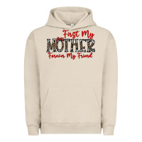 Pigment French Oak first my mother forever my friend Urban Hoodie - CowhideDigitalArt