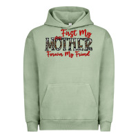 Pigment Oil Green first my mother forever my friend Urban Hoodie - CowhideDigitalArt