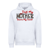 White first my mother forever my friend Urban Hoodie - CowhideDigitalArt