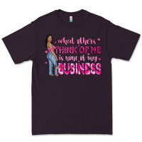 Plum what other think of me is none of my business Premium Tee - NancyCooperArtShop
