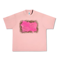 Salmon gemstone pink leopard background Urban Heavy Tee - JahusDesignShop