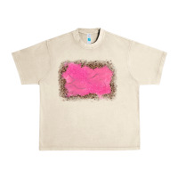Sandshell gemstone pink leopard background Urban Heavy Tee - JahusDesignShop