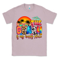Lilac the beach is my happy place Classic Tee - Artiststas