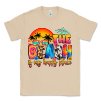Mushroom the beach is my happy place Classic Tee - Artiststas