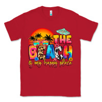 Red the beach is my happy place Classic Tee - Artiststas