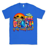 True Royal the beach is my happy place Classic Tee - Artiststas