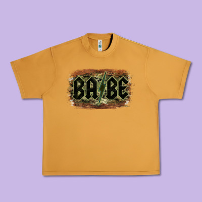 Camouflage Patterned Babe Tried Urban Heavy Tee Designed By Bettercallsaul