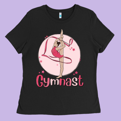 Gymnast Ladies Tee Designed By Maliassmallbusiness