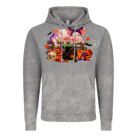 Cloud Rock halloween pigs Vintage Hoodie - RanaPortraitStore