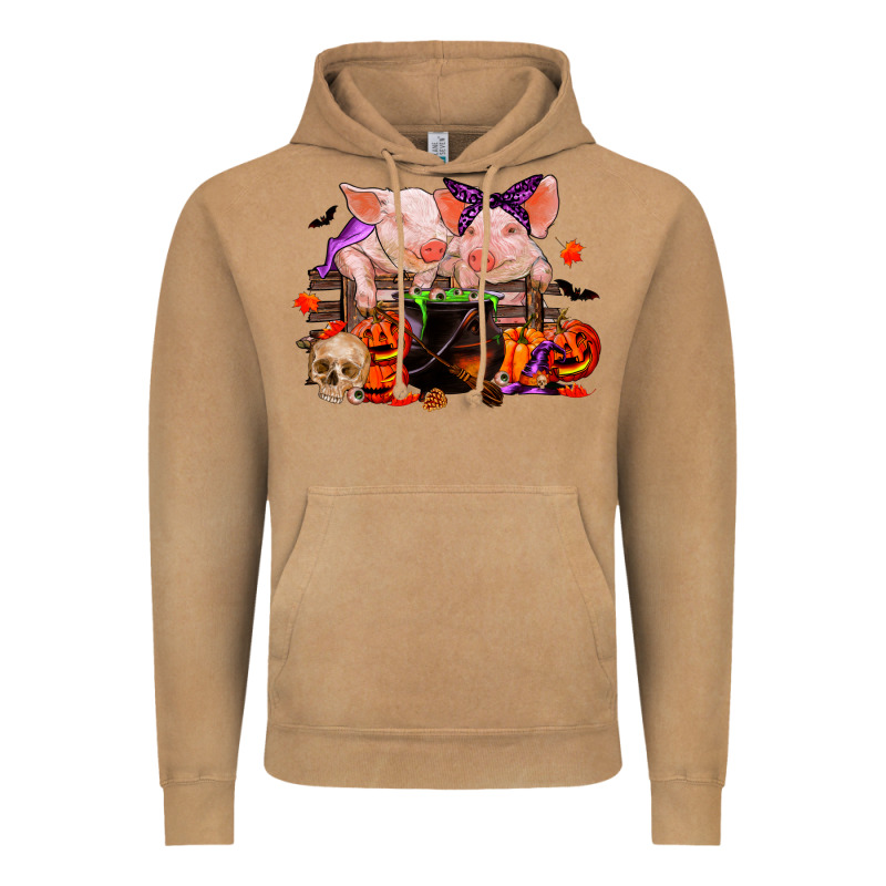 Halloween Pigs Vintage Hoodie by RanaPortraitStore | Teevron