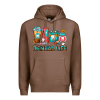 Chestnut Dental Life Dentist Coffee Cups Premium Hoodie - FaDigitalArtStudio