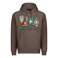 Coffee Dental Life Dentist Coffee Cups Premium Hoodie - FaDigitalArtStudio