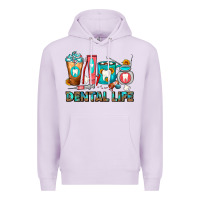 Lilac Dental Life Dentist Coffee Cups Premium Hoodie - FaDigitalArtStudio