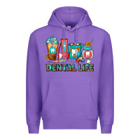Purple Dental Life Dentist Coffee Cups Premium Hoodie - FaDigitalArtStudio