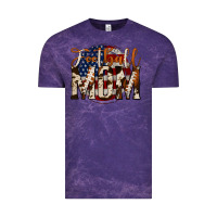 Cloud Purple football mom Vintage Tee - Jasminsmagicworld