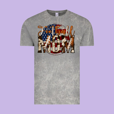 Football Mom Vintage Tee Designed By Jasminsmagicworld