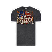 Vintage Black football mom Vintage Tee - Jasminsmagicworld