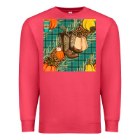 Cardinal fall boot seamless pattern Premium Sweatshirt - BundleAndBundleShop
