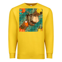 Lemon fall boot seamless pattern Premium Sweatshirt - BundleAndBundleShop