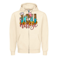 Sandshell Western ICU Intensive Care Unit Nurse Zipper Hoodie - FaDigitalArtStudio
