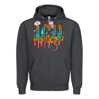 Smoke Western ICU Intensive Care Unit Nurse Zipper Hoodie - FaDigitalArtStudio