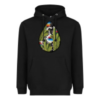 Black mexican teardrop  3 Heavyweight Hoodie - BundleAndBundleShop