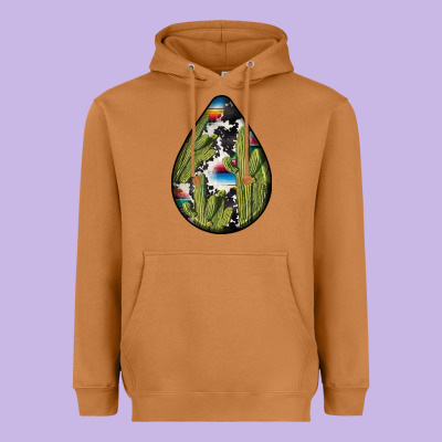Mexican Teardrop  3 Heavyweight Hoodie Designed By Bundleandbundleshop