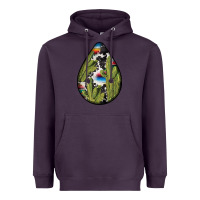 Plum mexican teardrop  3 Heavyweight Hoodie - BundleAndBundleShop