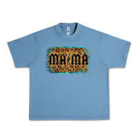 Pebble Blue Leopard Patterned Mama Tried Urban Heavy Tee - Bettercallsaul