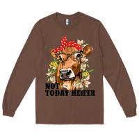 Chestnut Cute Heifer Long Sleeve Tee - texasbilliewilder