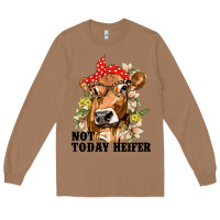Toasted Coconut Cute Heifer Long Sleeve Tee - texasbilliewilder