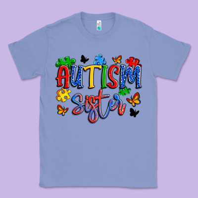 Autism Sister Classic Tee Designed By Artiststas