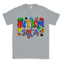 Heather Grey autism sister Classic Tee - Artiststas