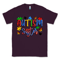 Plum autism sister Classic Tee - Artiststas